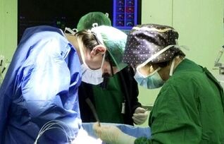 Chirurgische Behandlung von Prostatitis bei Männern