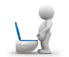 Hauptmanifestationen und Symptome einer Prostatitis bei Männern.