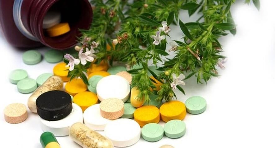 Medikamente zur Behandlung von Prostatitis.